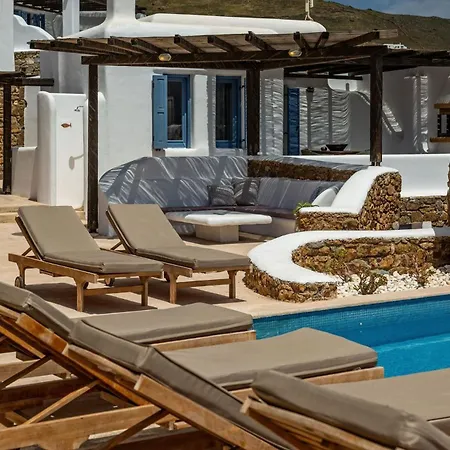 Villa Deluxe Mykonos Pareja Ii 2 Bedroom Outdoor Pool Beautiful Location Panormos Panormos (Mykonos)