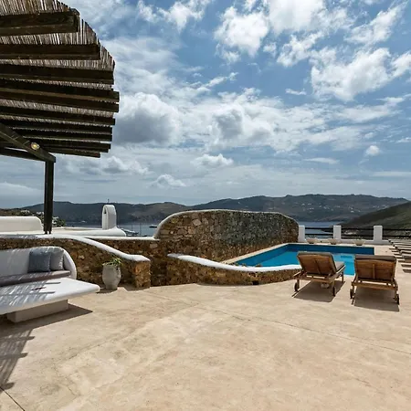Deluxe Mykonos Pareja Ii 2 Bedroom Outdoor Pool Beautiful Location Panormos Villa Panormos (Mykonos)